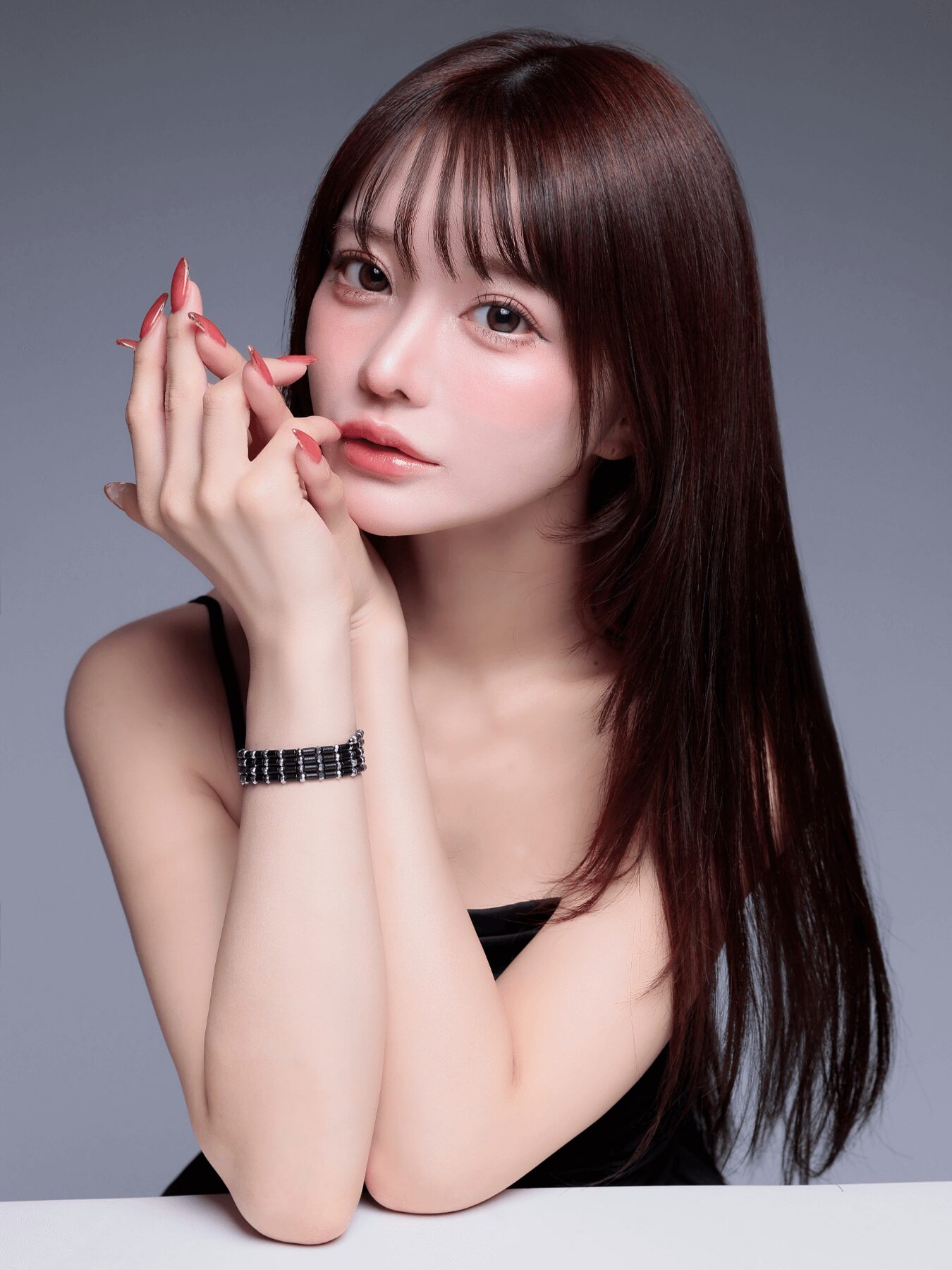 モデル「うづき ふうか」さん ORLU AmuCaNa Accessories（オルル アムカナ アクセサリーズ） - Black -着用写真