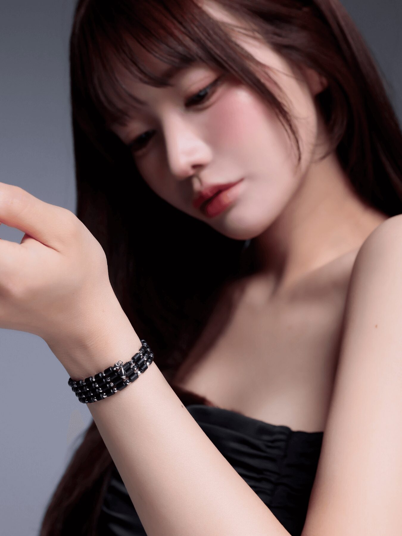 モデル「うづき ふうか」さん ORLU AmuCaNa Accessories（オルル アムカナ アクセサリーズ） - Black -着用写真