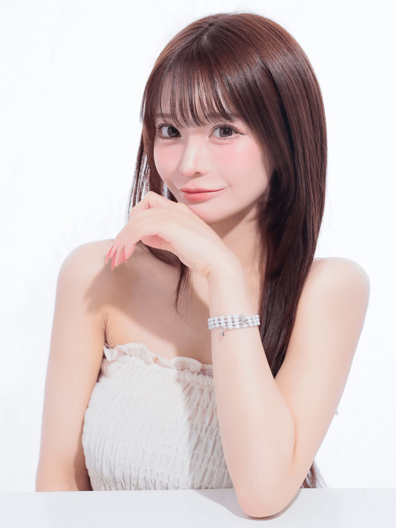 モデル「うづき ふうか」さん ORLU AmuCaNa Accessories（オルル アムカナ アクセサリーズ） - White -着用写真