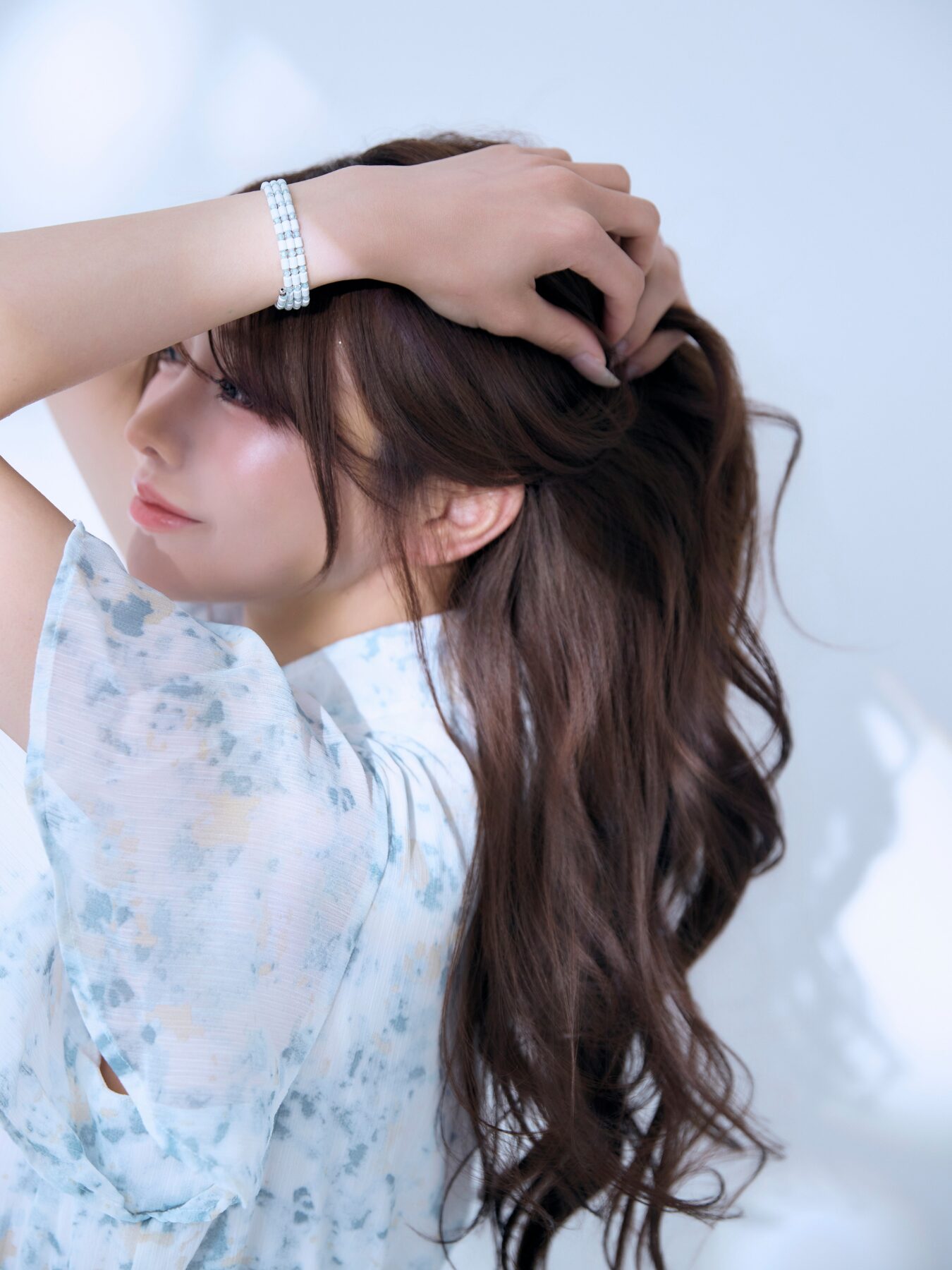 モデル「うづき ふうか」さん ORLU AmuCaNa Accessories（オルル アムカナ アクセサリーズ） - White -着用写真