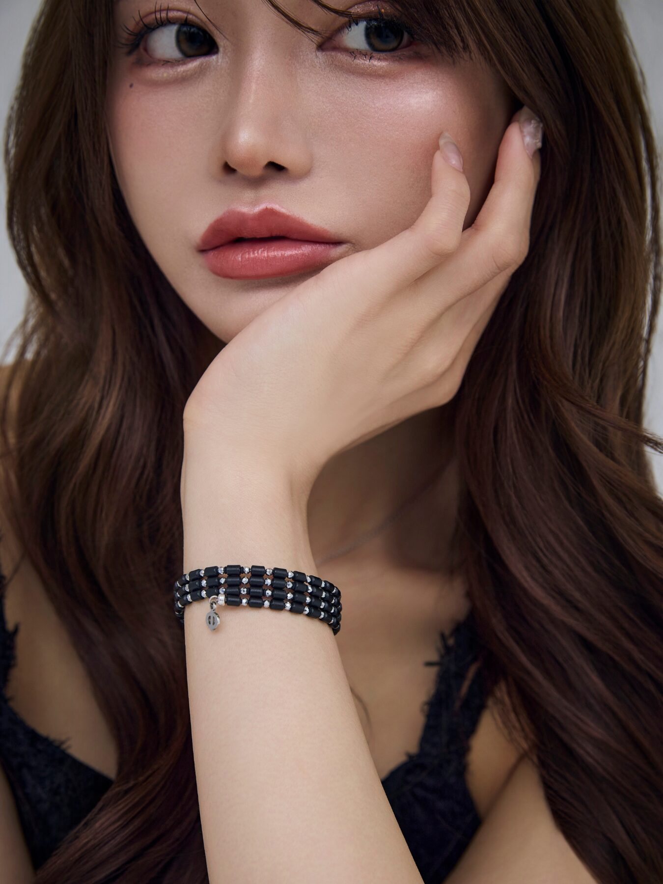 モデル「うづき ふうか」さん ORLU AmuCaNa Accessories（オルル アムカナ アクセサリーズ） - Black -着用写真