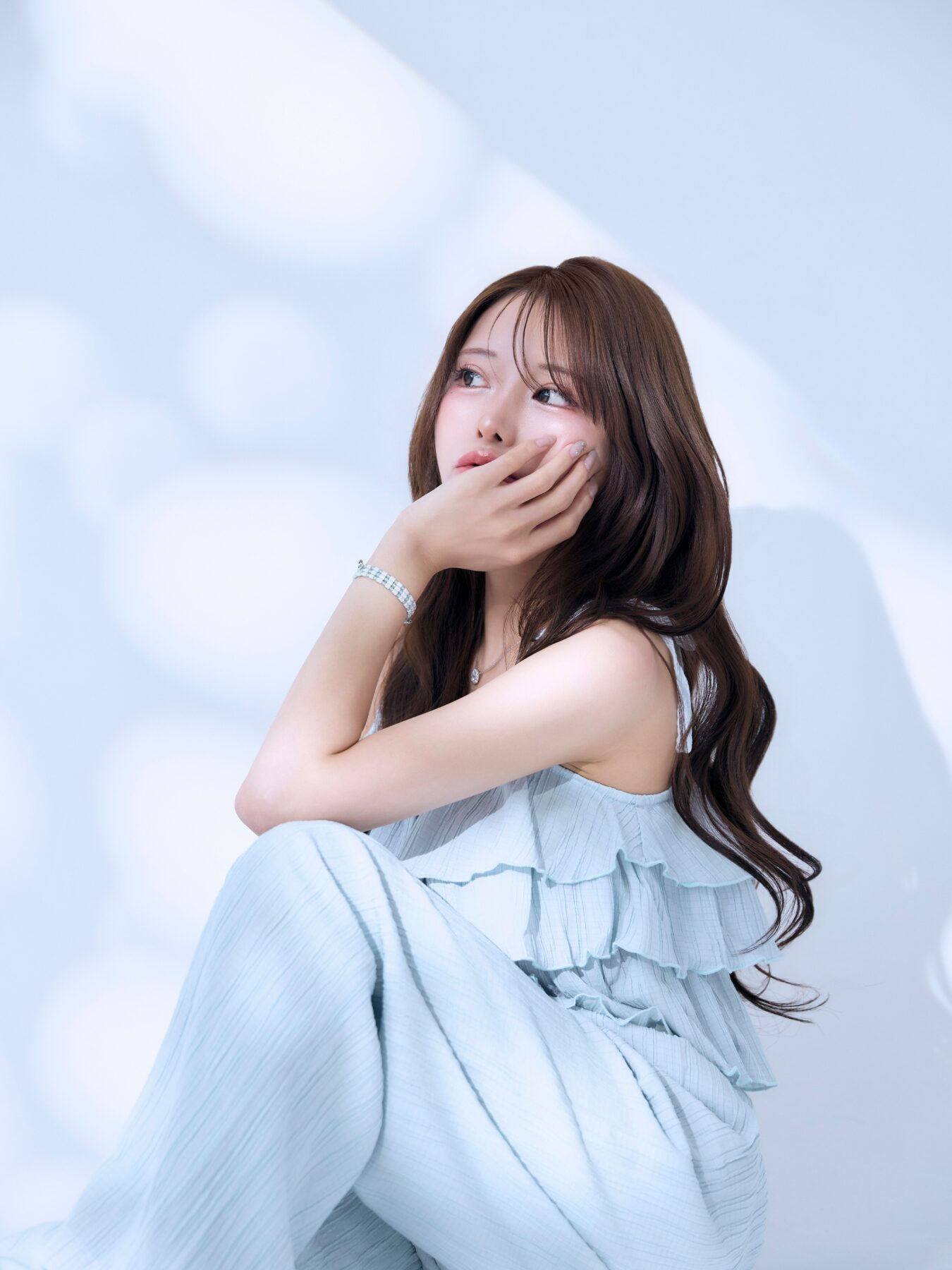 モデル「うづき ふうか」さん ORLU AmuCaNa Accessories（オルル アムカナ アクセサリーズ） - White -着用写真